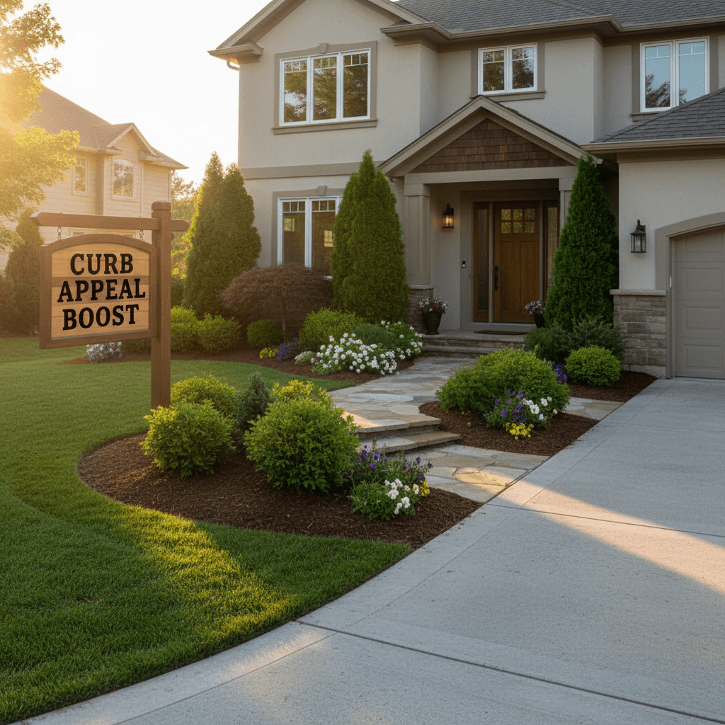 Residential front yard cleanup and maintenance