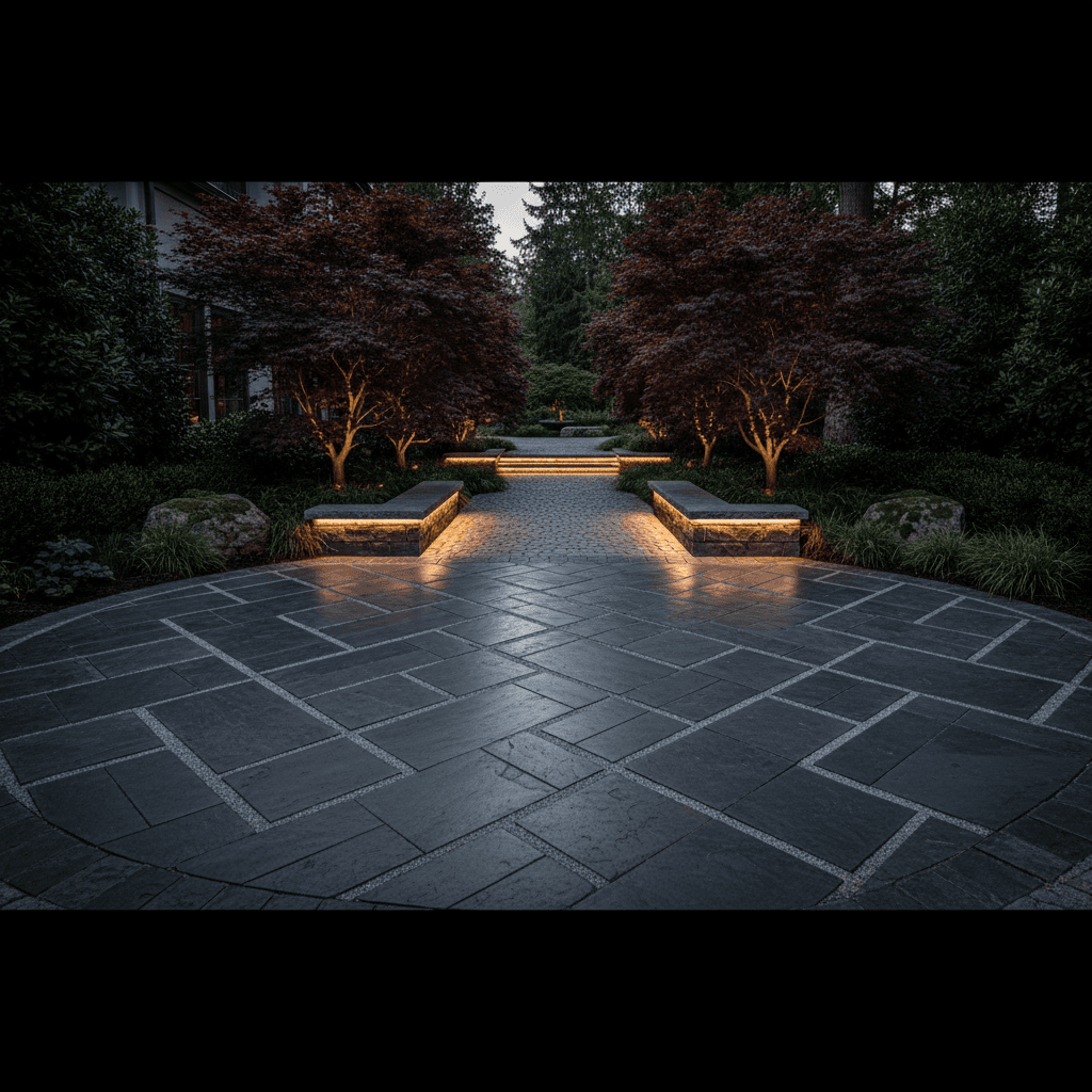 Hardscaping installation and stonework