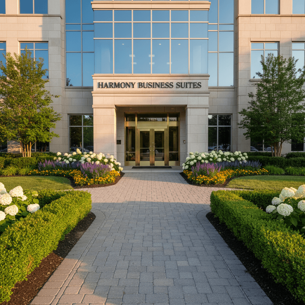 Professional commercial landscaping and property curb appeal
